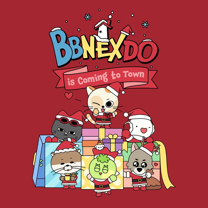 BOYNEXTDOOR BBNEXDO Goods - Lucky Draw Figure (Holiday) kpoptown.com